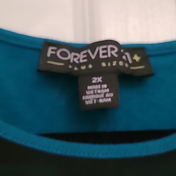 Aqua bodycon dress with mesh - Picture 2 of 5